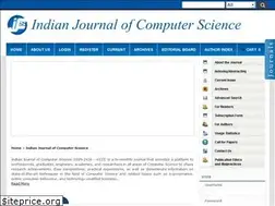 Sites similar to indianjournalofcomputerscience.com