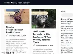 Sites similar to indiannewspapersociety.org