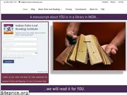 Sites similar to indianpalmleafreading.com