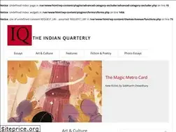 Sites similar to indianquarterly.com