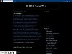 Sites similar to indianrailvays.blogspot.com
