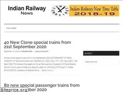 Sites similar to indianrailwaynews.in