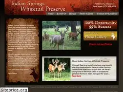 Sites similar to indianspringswhitetailpreserve.com