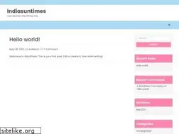 Sites similar to indiasuntimes.com