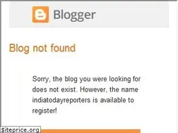 Sites similar to indiatodayreporters.blogspot.com