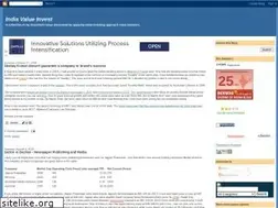Sites similar to indiavalueinvest.in