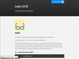 Sites similar to indic-ocr.github.io