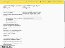 Sites similar to indicatif-belgique.com