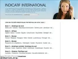 Sites similar to indicatif-international.com