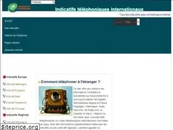 Sites similar to indicatif-telephone.net