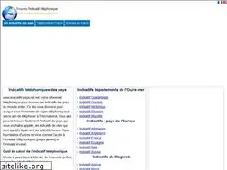 Sites similar to indicatifs-pays.net