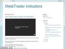 Sites similar to indicatorsmetatradermt4.blogspot.com