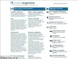 Sites similar to indiceargentina.com.ar