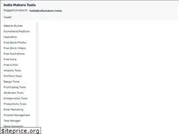 Sites similar to indiemakers.tools