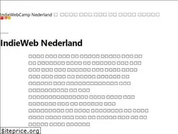 Sites similar to indiewebcamp.nl