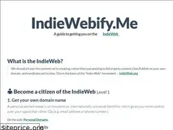 Sites similar to indiewebify.me