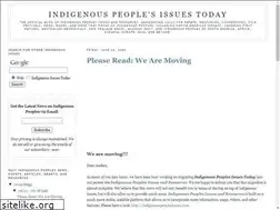 Sites similar to indigenousissuestoday.blogspot.com