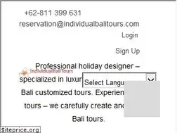 Sites similar to individualbalitours.com