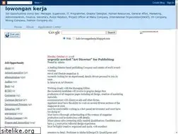 Sites similar to indo-lowongankerja.blogspot.com