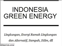 Sites similar to indonesiagreenenergy.com