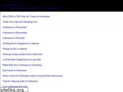 Sites similar to indonesialogue.com