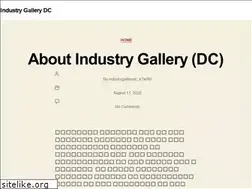 Sites similar to industrygallerydc.com