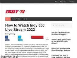 Sites similar to indy500infotv.com