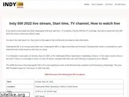 Sites similar to indy500updates.com