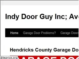 Sites similar to indydoorguy.com