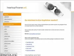 Sites similar to inearkopfhoerer.net