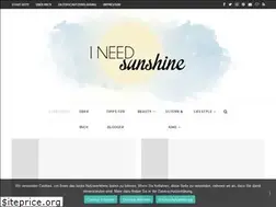 Sites similar to ineedsunshine.de