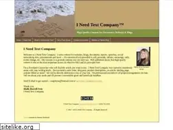 Sites similar to ineedtext.com