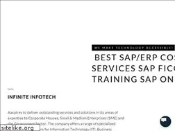 Sites similar to infiniteinfotech.net