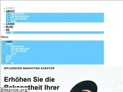 Sites similar to influencer-agentur.de