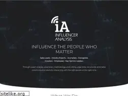 Sites similar to influenceranalysis.com