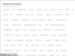 Sites similar to influencercodes.de