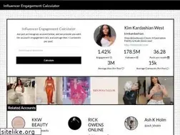 Sites similar to influencerengagementcalc.com
