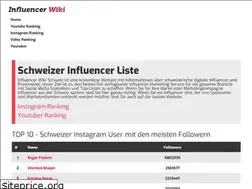 Sites similar to influencerwiki.ch