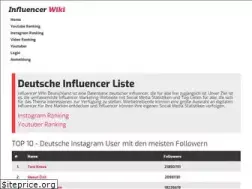 Sites similar to influencerwiki.de