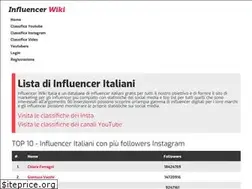 Sites similar to influencerwiki.it