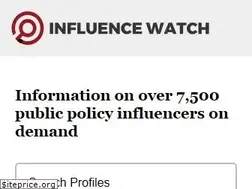 Sites similar to influencewatch.org