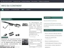 Sites similar to info-du-continent.com