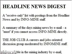 Sites similar to info-mine.com