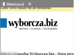 Sites similar to info.wyborcza.biz