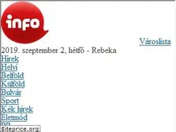 Sites similar to infobekescsaba.hu
