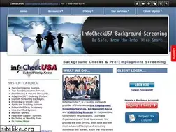 Sites similar to infocheckusa.net