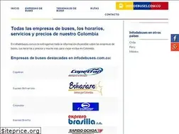 Sites similar to infodebuses.com.co