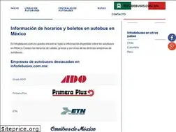 Sites similar to infodebuses.com.mx
