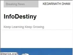 Sites similar to infodestiny.com