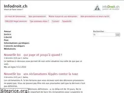 Sites similar to infodroit.ch